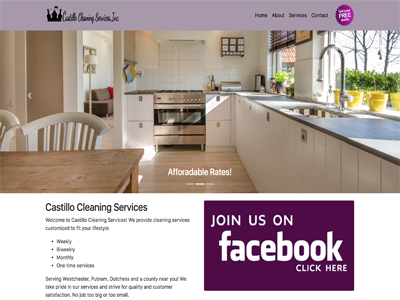 Castillo Cleaning Website Design by CodeBond