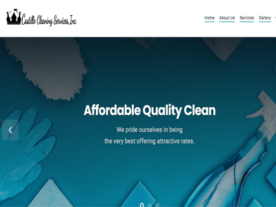 Castillo Cleaning Services website by CodeBond