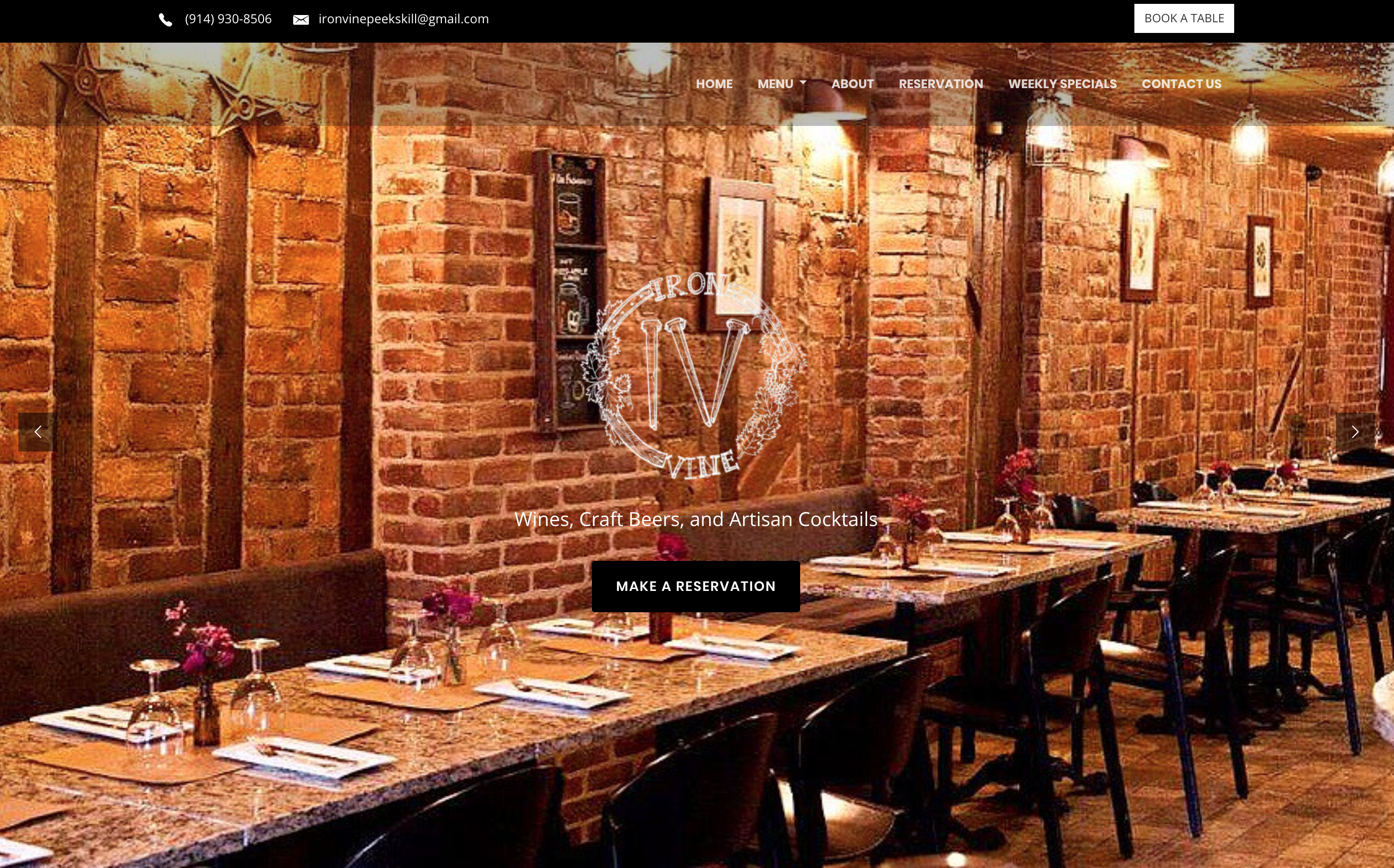 Iron Vine - Website Design by CodeBond